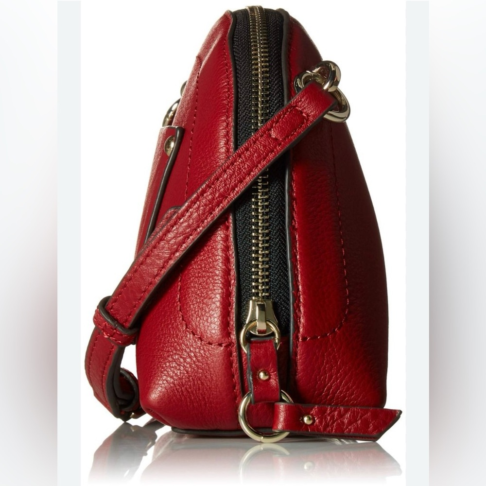 Vince Camuto Red Leather Crossbody Bag